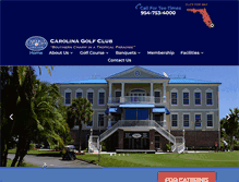 Tablet Screenshot of carolinagolfclub.com